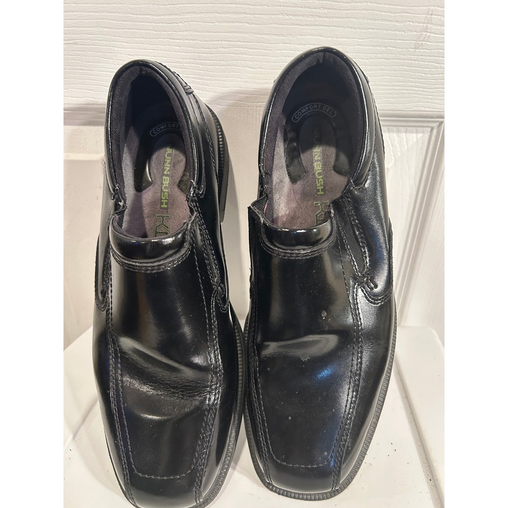 Nunn Bush KORE Men's Size 8.5 Black Slip-On Dress Shoes